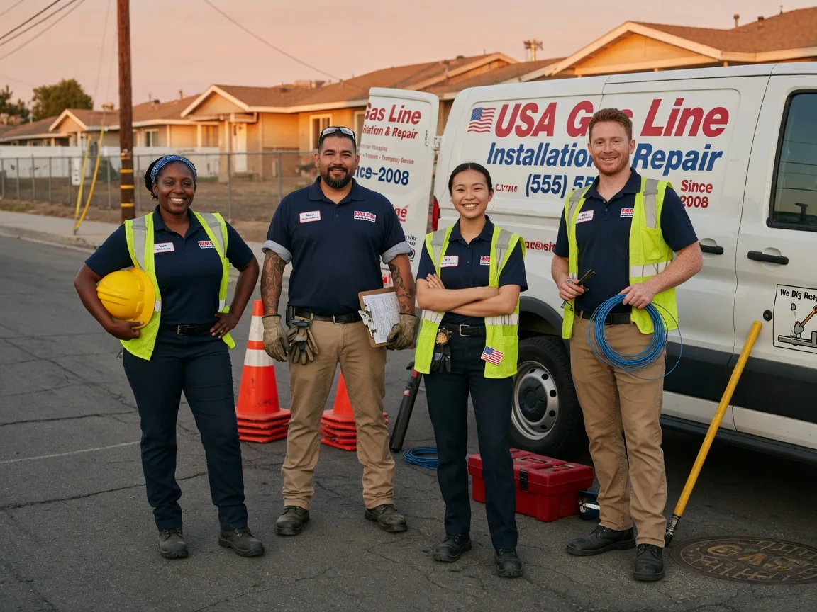 Gas Line Installation company in Nemours, WV